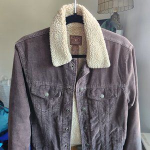 Brown Corduroy Trucker's Jacket